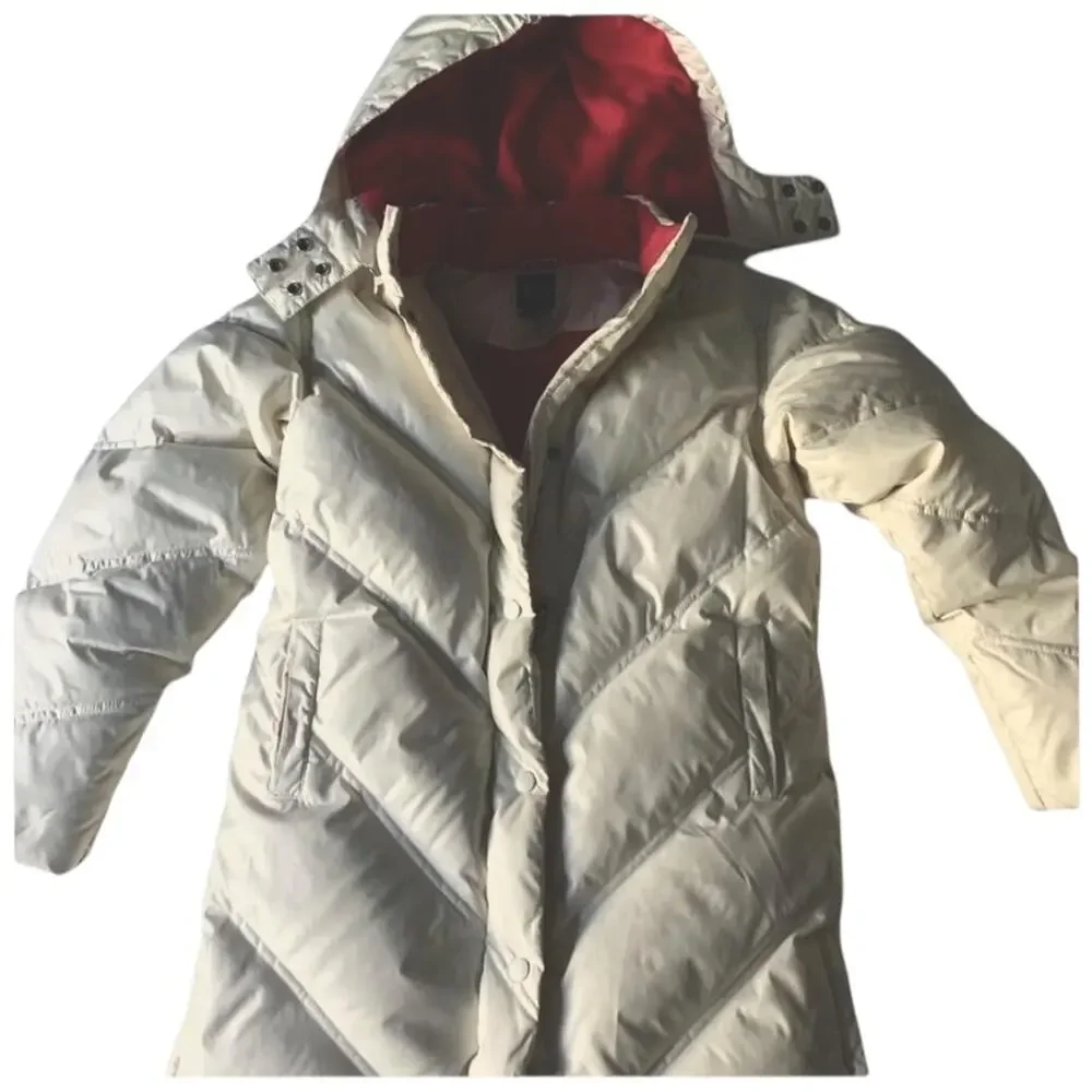 EUC Down Filled GAP Kids Girls Knee Length Winter Coat Size 8 / Medium